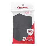Sleeves Central Shield Matte Ardósia Cinza Padrao Standard