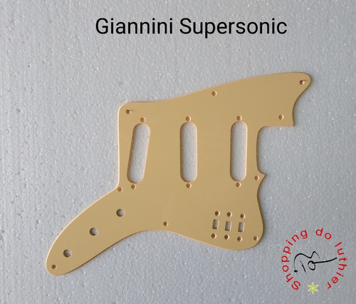 Escudo Guitarra Giannini Supersonic Creme