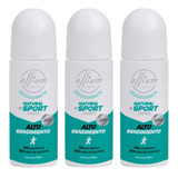 Desodorante Natural Sport Sudoración Excesiva Allium 3 Pz 