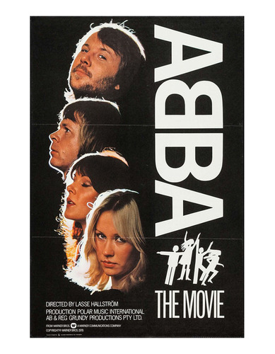 Poster Papel Fotografico Abba The Movie Musica Estudio 60x80