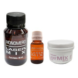 Kit Laser Mix Acrilico Uñas Esculpidas Primer + Monomero + Polimero 