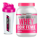 Whey For Feme Pote 900g + Brinde Coqueteleira