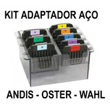 Conjunto De Adaptadores Andis Oster Wahl Kit Snap 8 Pçs Pro