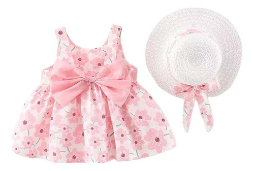 Vestido Floral Para Niñas Bebé 0 - 2 Años 