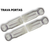 Kit 4 Suporte Para Porta Prendedor Fresta Discreto Decoração