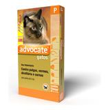 Antipulgas Combo Advocate Para Gatos De Até 4 Kg - 0,4 Ml