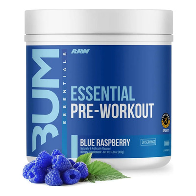 Pre Entreno Cbum Essential RAW Nutrition 30 Servicios Sabor Blue Raspberry CBUM Polvo | Meses sin interés