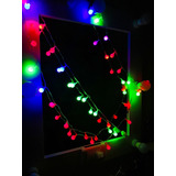 Luces Led 30 Focos Esfera De Colores Decorativa Navidad