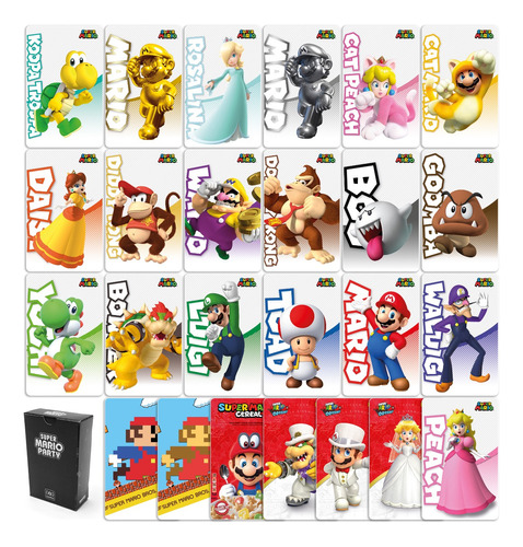 17 Amiibo Card - Colección Super Mario - Mario Party + Caja