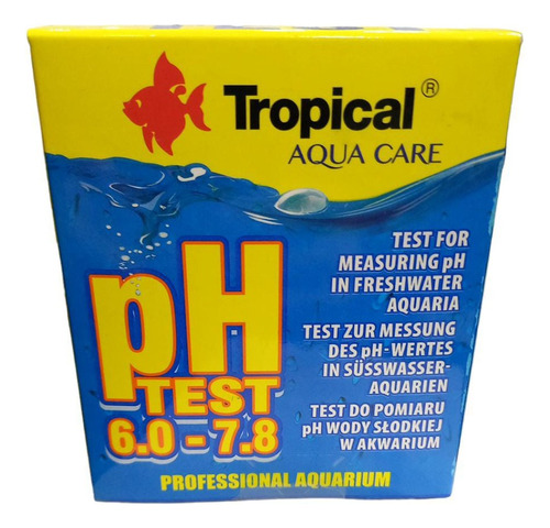 Tropical Test Medidor De Ph 6-7.8 Pecera Agua Dulce Estanque