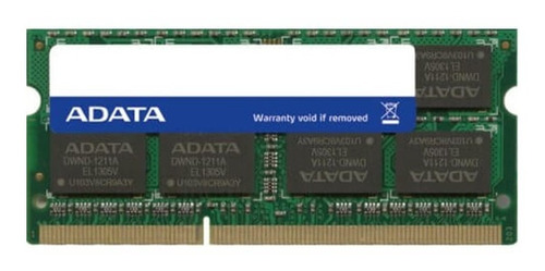 Adata Memoria Ram Para Laptop Ddr3l 4gb 1600mhz Dimm