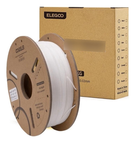 Filamento Pla Elegoo 1kg 1.75mm Blanco | Filamentos