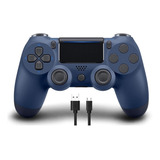 Control Ps4 Azul Media Noche Compatible Playstation 4 + Usb