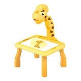 Mesa De Desenho Infantil Girafinha Projetora Infantil