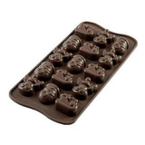 Forma De Chocolate 3d Silicone Mini Bombom Natal Silikomart