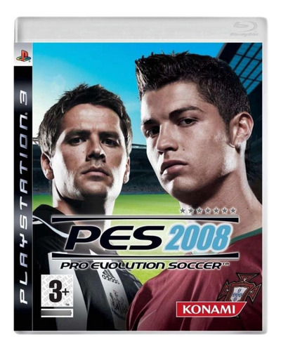 Jogo Ps3 - Pro Evolution Soccer 2008 - Pes 2008 Original