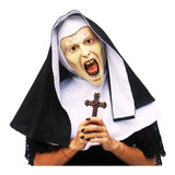 Máscara La Monja Madre Superiora Halloween Disfraz Terror