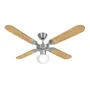 Ventilador De Techo Liliana Vthm214 C/luz Paletas Reversible 1.2 M Platil Reversibles (claro) Madera 4