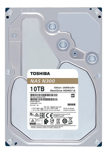 Disco Duro Interno Escritorio N300 10tb Toshiba 7200rpm / /v