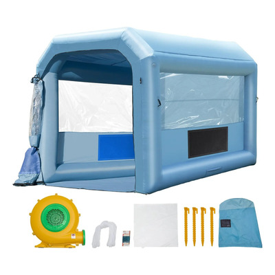 Cabina Pintura Inflable 4x3x2.75m 1100w Autos Muebles Motos