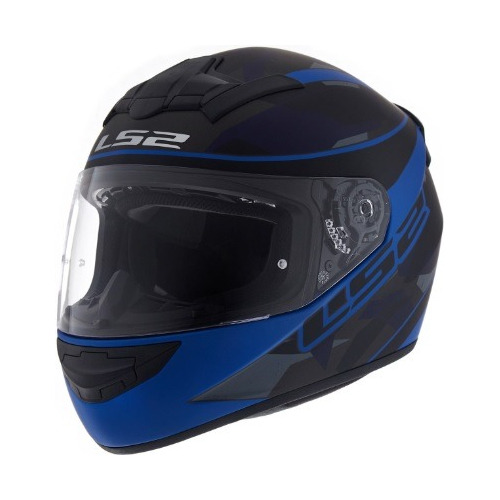 Casco Ls2 Ff352 Recruit Black Blue T Xl Centro Motos