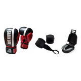 Kit Boxeo/ Kick Boxing/ Mma,guante. Venda, Bucal(unidad)