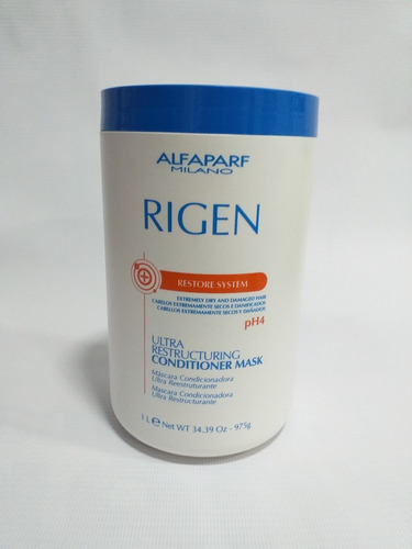 Mascarilla Restore System Alfaparf Rigen - mL a $65