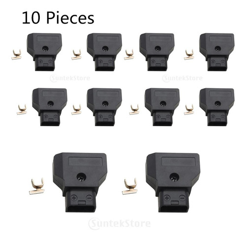 10x Adaptador Diy Plug Para Dslr Cable Anton Battery