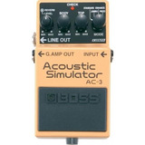 Pedal Simula Guitarra Acústica Boss Ac-3 Acoustic Simulator