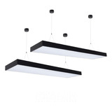 Lampara Colgante Oficina Minimalista 72w Luz Blanca 2pz Teco