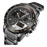 Reloj naviforce Militar hombre fechador cronógrafo metálica