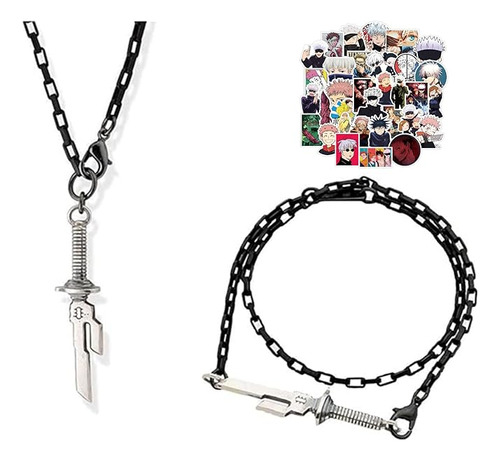 Collar Anime Stickers   Toji Fushiguro Necklace Anime Jujuts