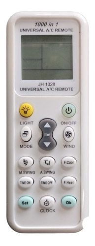Control Remoto Universal Aire Acondicionado  Kt-1000