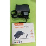 Fonte Tv-box Dc 5v 2a Receptor Internet Original Ac 100-240v