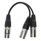 Cable Balanceado Xlr Hembra A Micrófono Estéreo Doble Xlr