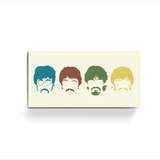 Cuadro Moderno The Beatles Caras John Paul George Ringo Musi