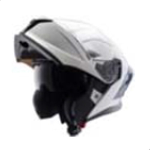 Casco Abatible Dot Ir-195 Luchador Blanco Talla L