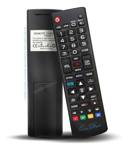 Control Remoto Para LG Smart Tv Akb73715664 3d La6200