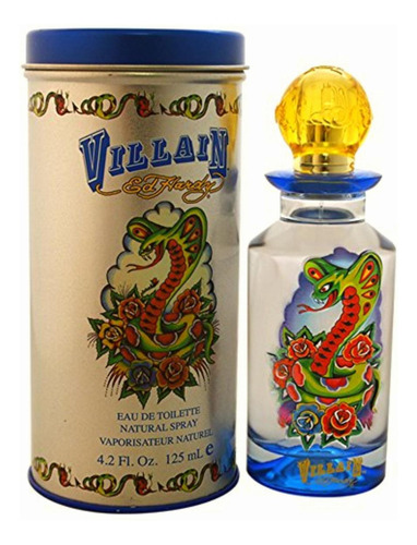 Ed Hardy Villain Eau De Toilette Spray For Men, 4.2 Ounce