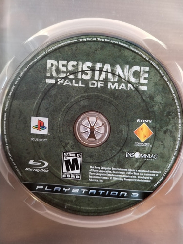 Juegos De Playstation 3 Ps3 Resistance Fall On Man 