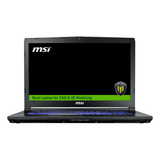 Notebook Msi 17.3 120hz I7 7700hq 32gb Quadro M2200 4gb 