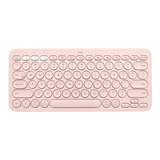 Teclado Bluetooth Inalámbrico Español Rosa Logitech K380