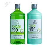 Kit Shampoo E Condicionador Babosa 1l Zibelle