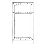 Rack Organizador Closet Armable Metálico Con Perchero