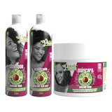 Kit Soul Power Avocado Abacate Shampoo Acidificante Mascara