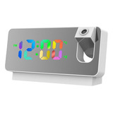 Relojes De Mesa Digitales Niños Mute Teens Proyector Led