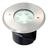 Balizador Spot Led Embutir Chao Piso Jardim 6w Ip67 Verde