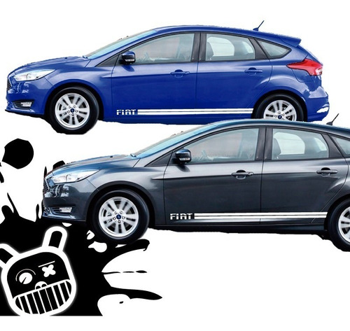 Ford Focus Calco, Ploteo Decorativo Lateral Sport !