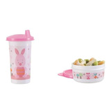 Set Infantil Disney Piglet Tupperware® Vaso+snack Libre  Bpa