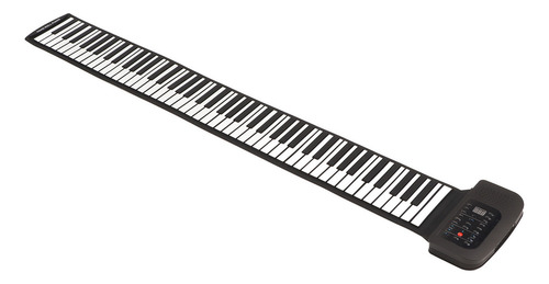 Piano Enrollable Flexible Con 88 Teclas Y Función Midi De Tr